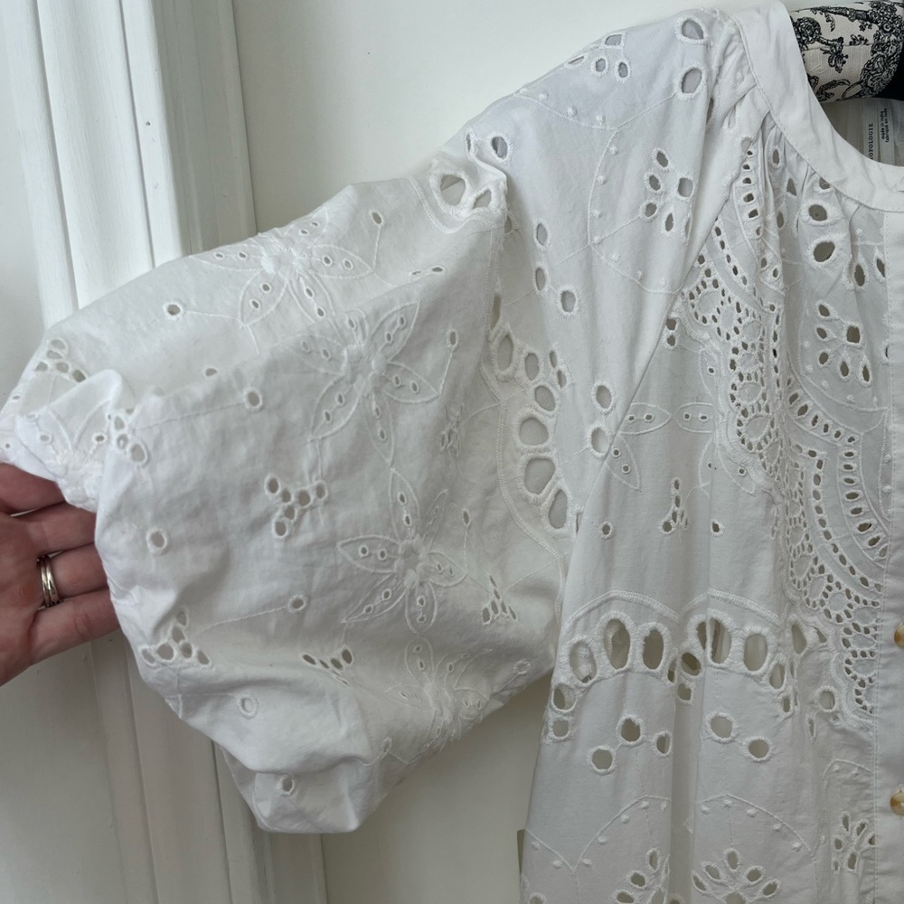 Anthropologie White Mini dress - Picture 2 of 5